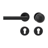 Griffwerk Wechselgarnitur LUCIA R 4 - GraphitschwarzZubehörbild