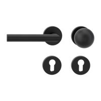 Griffwerk Wechselgarnitur LUCIA R 4 - Graphitschwarz