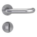 Vorschaubild Griffwerk VAYA 183 ALESSIA fast2fix Fast2Fix GK3 Rosetten rund WC rot/weiß Edelstahl matt