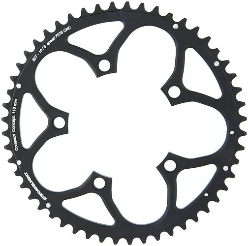Stronglight Kettenblatt Zircal 7075 T6 52 Zähne schwarz