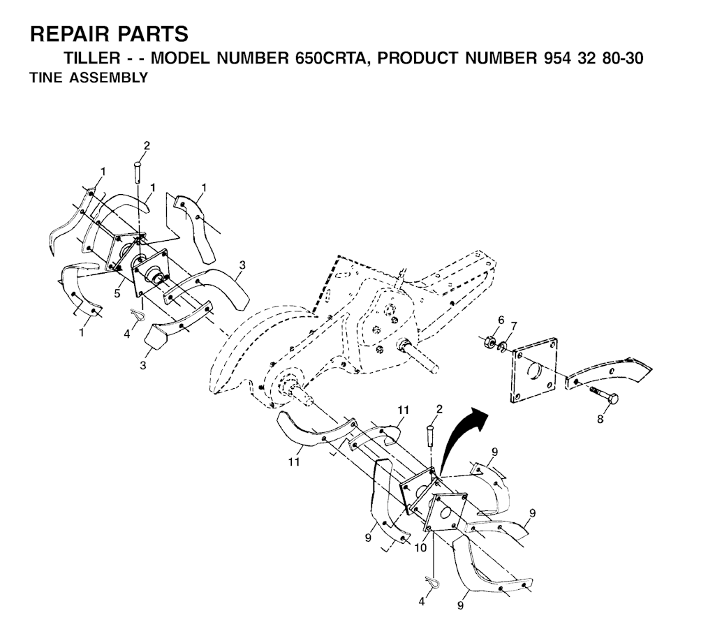 Explosionszeichnung Ersatzteile