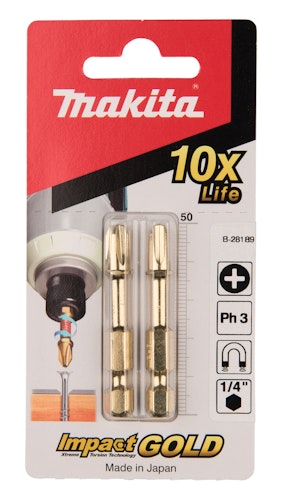 Makita Torsion Bit PH3-50 2Stk B-28189