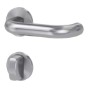 Vorschaubild Griffwerk VAYA 183 ALESSIA fast2fix Fast2Fix GK3 Rosetten rund WC rot/weiß Edelstahl matt