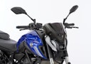 Vorschaubild ERMAX Naked-Bike-Scheibe Acrylic durchsichtig Schwarz getönt für YAMAHA MT-07