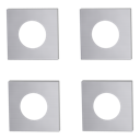 Vorschaubild GRIFFWERK Außen-Rosetten R8 SIEGER DESIGN Edelstahl matt PZ