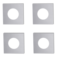 GRIFFWERK Außen-Rosetten R8 SIEGER DESIGN Edelstahl matt PZ