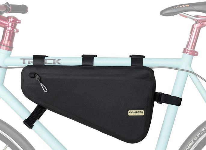 CONTEC Rahmentasche Mile Grinder Frame Bag schwarz 4 l