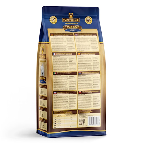 WOLFSBLUT Polar Night Rentierfleisch mit Kürbis und Süßkartoffeln Hundetrockenfutter