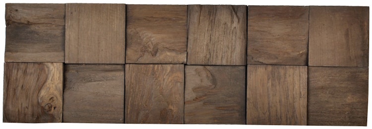 INDO rustikale Holzwandverkleidung Teak Classic CUBe ETC 92 CH Sulawesi