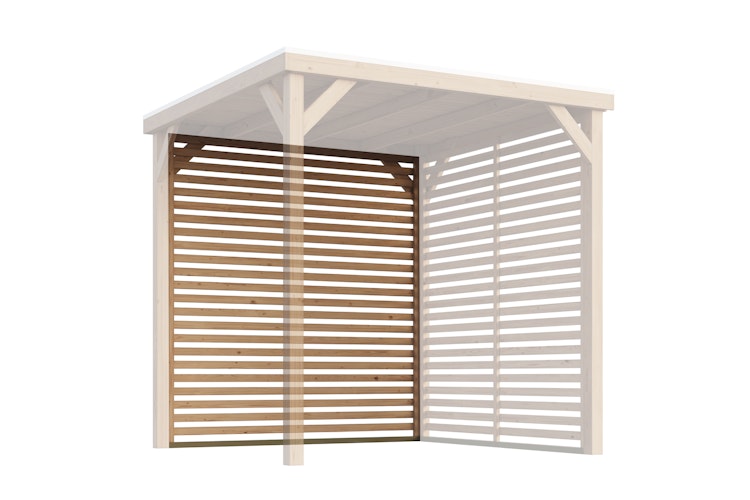 Karibu Lamellenwand für Pavillon Cubeco