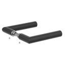 Vorschaubild GRIFFWERK Griffpaar für Schlosskasten LUCIA PROF Graphitschwarz