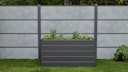 Vorschaubild GroJa Lumino Stecksystem Hochbeet 150 x 70 x 75 cm Anthrazit DB 703