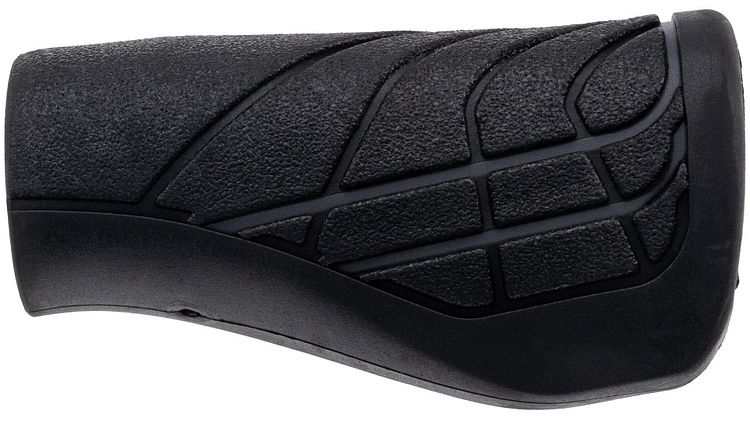Herrmans Griff Line rechts schwarz/grau 90 mm