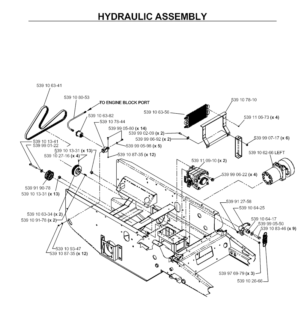Explosionszeichnung Ersatzteile