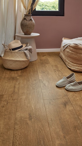 MEISTER Designboden MeisterDesign. comfort DD 600 S 1287 x 220 x 9 mm 6949 Stieleiche cognac Porensynchron-Struktur