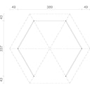 Vorschaubild Palmako Pavillon Betty 9,9 m²