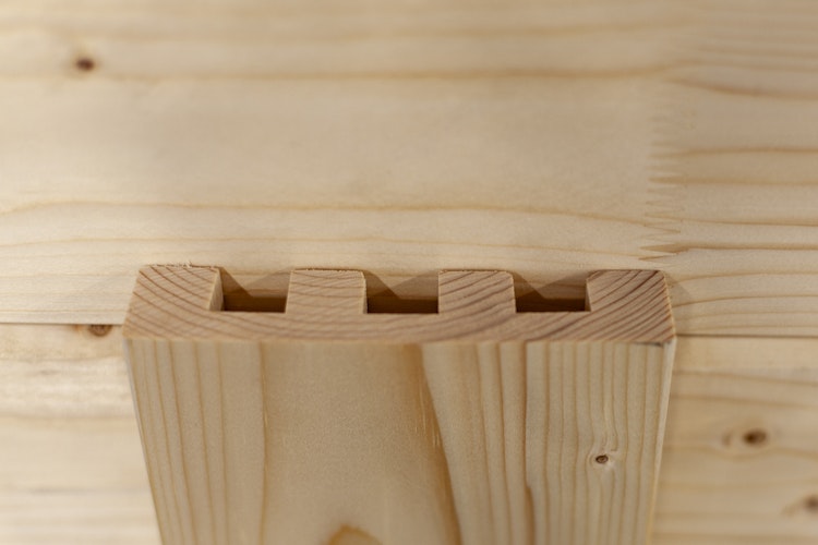 Skan Holz Saunahaus Helsinki 2 - 45 mm Blockbohlen