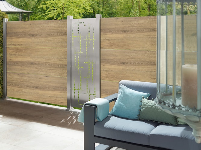 Traumgarten SYSTEM Board Keramik XL Zaunfeldset 1800 x 1800 mm