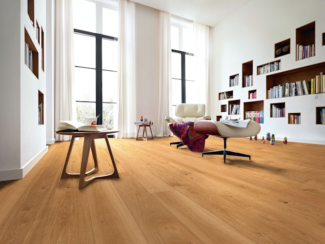 MEISTER Lindura-Holzboden HD 400 2200 x 270 x 11 mm 8947 Eiche authentic light gebürstet naturgeölt