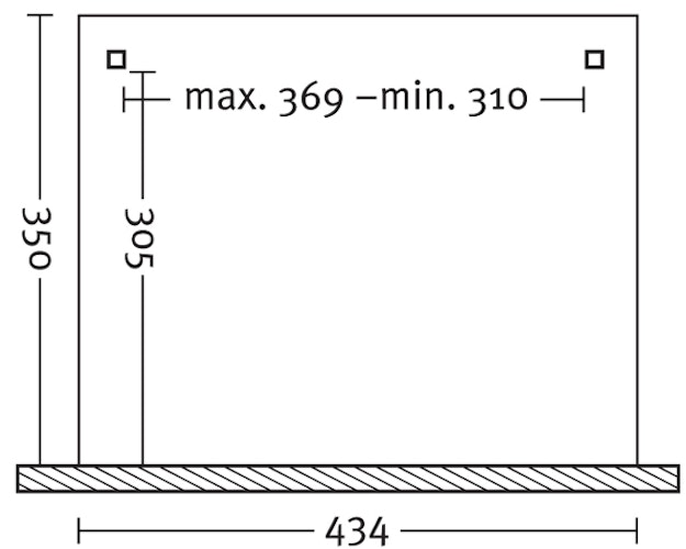 Skan Holz Terrassendach Ancona Leimholz o. Mittelpfosten 434 cm