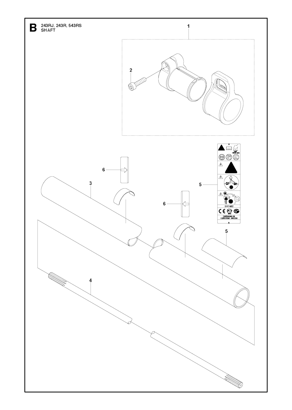 Explosionszeichnung Ersatzteile
