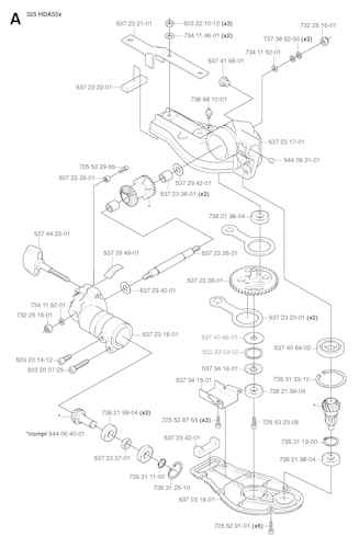 Husqvarna Heckenscheren/Stabheckenscheren 325 HE4 X-SERIES, 20054000001-20070100000