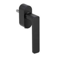 Griffwerk Fenstergriff VAYA 265 MINIMAL MODERN MINIMAL MODERN F2F Graphitschwarz R 7x40