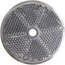 Vorschaubild 2 x Rückstrahler Ø 60 mm, weiß, zum Kleben