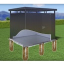 Vorschaubild Erdschrauben-Fundament SmartBasePLUS für Biohort Metall-Gerätehaus Europa