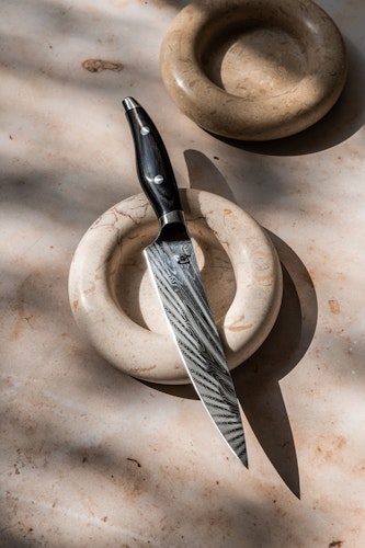 KAI Santokumesser SHUN NAGARE BLACK 7" (18,0 cm)