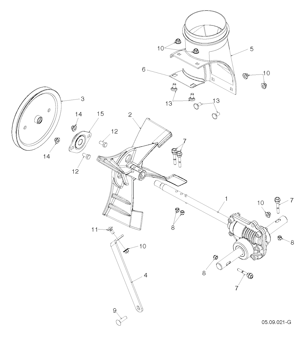 Explosionszeichnung Ersatzteile