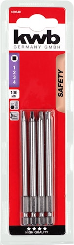 kwb 4 Bits 100mm Robertson SB 129640