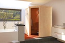Vorschaubild Weka Sauna Kiruna 1 mit Glastür und Eckeinstieg 230 V - 68 mm
