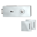 Vorschaubild Griffwerk PURISTO 1.0 -Edelstahl poliert Ganzglastürbeschlagset -3-teiliger Bandsatz -ohne Griff -BB