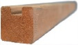 T&J RIAD Stecksystem Endpfosten 90 x 90 x 2100 mm C-Pfosten 