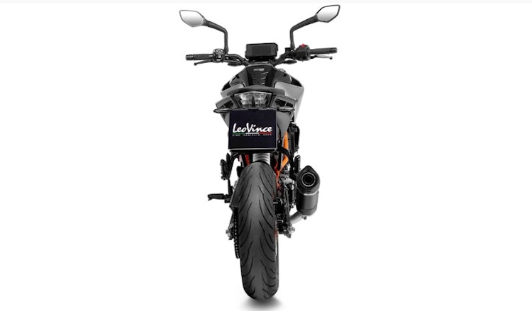 LeoVince SLIP-ON Edelstahl SBK LV ONE EVO Schwarz für KTM DUKE 125/390