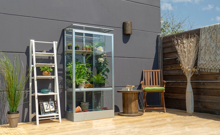 Vitavia Balkongewächshaus Stad inkl. Bodenrahmen - 0,35 m²