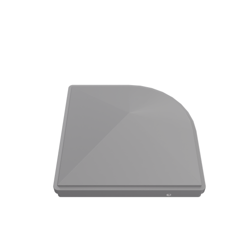 GroJa Stecksystem Premium Pfostenkappe 9x9 für Alu variabler Eckpfosten