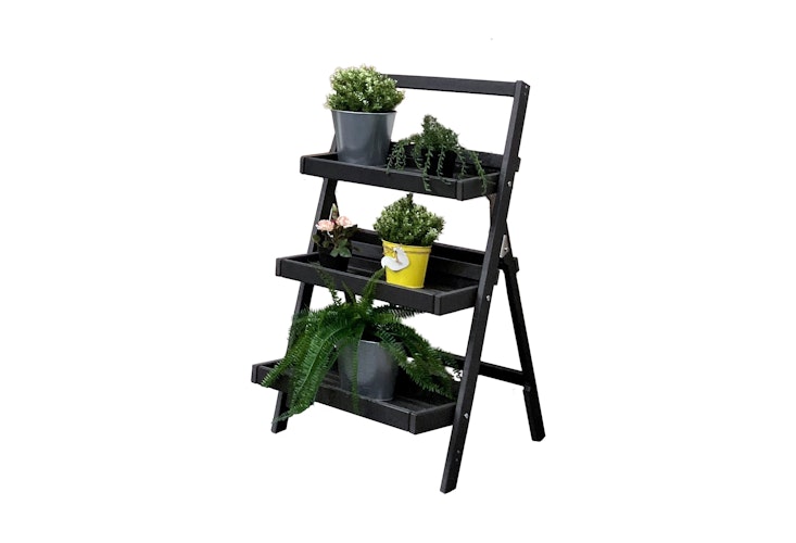 T&J ESTRAGON Kräuterleiter 100 x 50 x 58 cm, Anthrazit