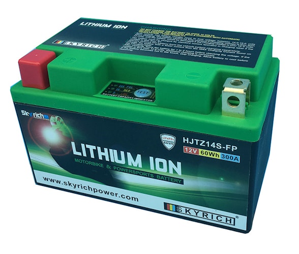 Skyrich LiFePO4 Batterie wartungsfrei, mit steckbaren Distanzstücken