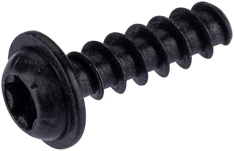 Bosch Batteriebefestigung PowerPack Plug Side schwarz Schraube Torx T15 3,5 x 12 Rack Type