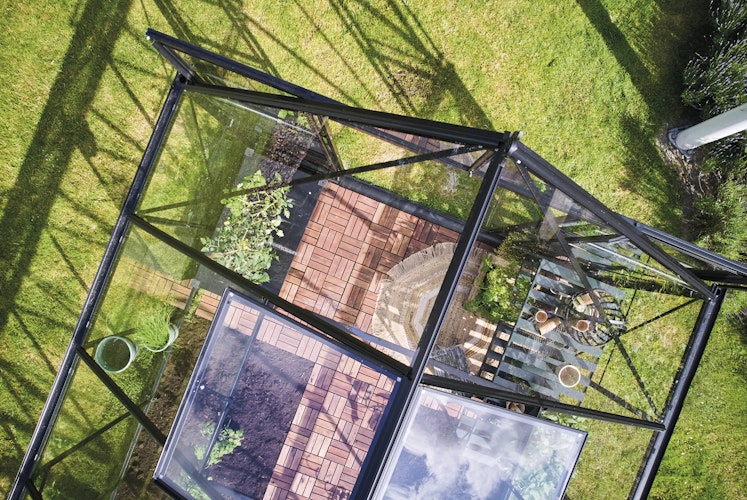 Juliana Montageleisten für Sicherheitsglas - Icon Pflanzenhaus 6 & 8 - 7,3 m² / 9,7 m²