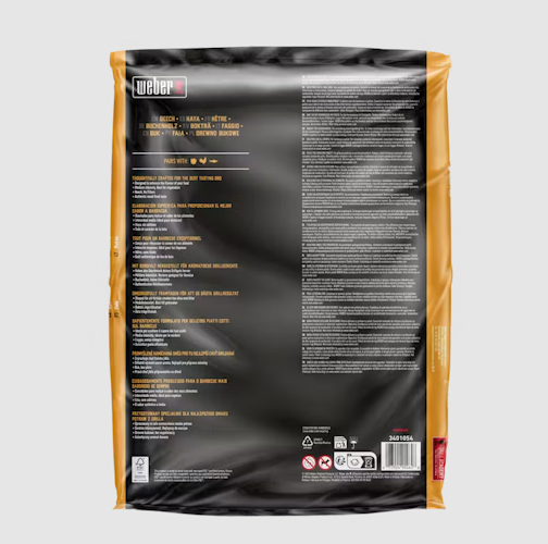 Weber Holzpellets 100 % natürlich Buchenholz 8 kg