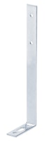 Alberts® Gardinenwinkel mit Langloch TxHxB 55x180x17 mm 334000