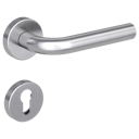 Vorschaubild Griffwerk Türgriff DANIELA K3 Klippgarnitur- Edelstahl poliert / matt