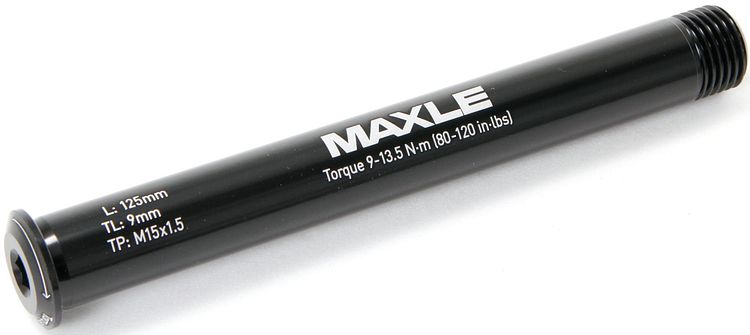 RockShox Vorderradsteckachse Maxle Stealth 15 x 100 mm schwarz 125 lang, Road