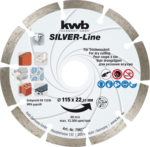 kwb DIA-Trenn SILVER-Line 115 796170