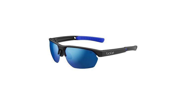 Bollé Sportbrille Victus schwarz black matte blue, Gläser Volt+ Offshore