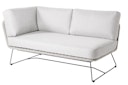 Vorschaubild Diamond Garden 2er Loungesofa MILOS rechts, Edelstahl Dunkelgrau / Rope / Sunproof (100 % Polypropylen)