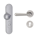 Vorschaubild Griffwerk Kombi-Schutzbeschlag TITANO SB_882 mit Griff FABIA 72mm Zylinderabdeckung Tür 38-50mm L FABIA Samtgrau